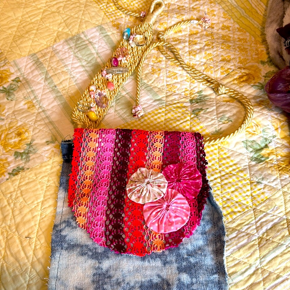 One of a kind Jean bag!!
